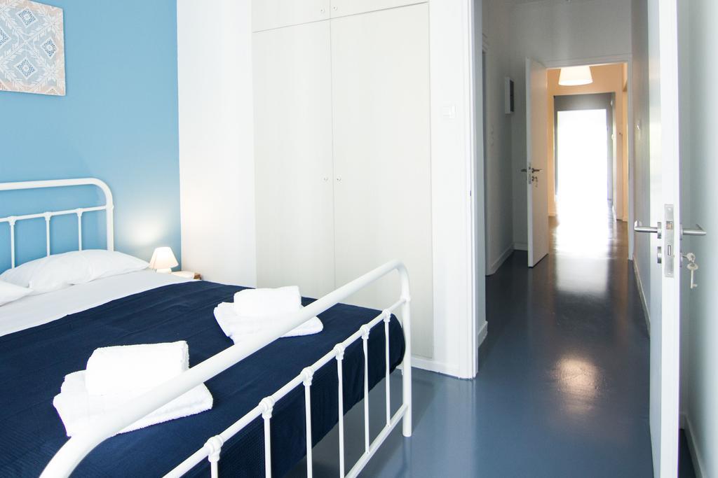 Athenian Blue - Family Apt 5' Minutes From Acropolis Museum Exterior foto